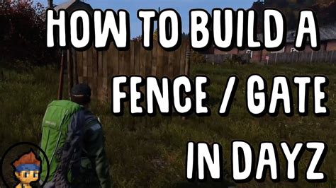 how to build fence dayz